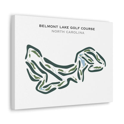 Belmont Lake Golf Course, North Carolina - Printed Golf Courses