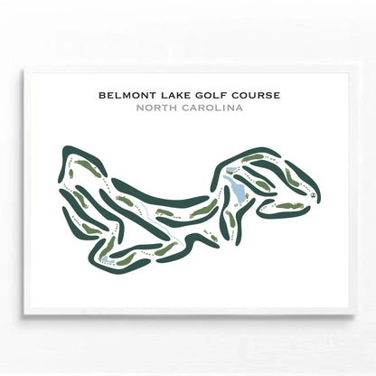 Belmont Lake Golf Course, North Carolina - Printed Golf Courses