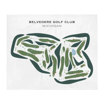 Belvedere Golf Club, Michigan - Printed Golf Course