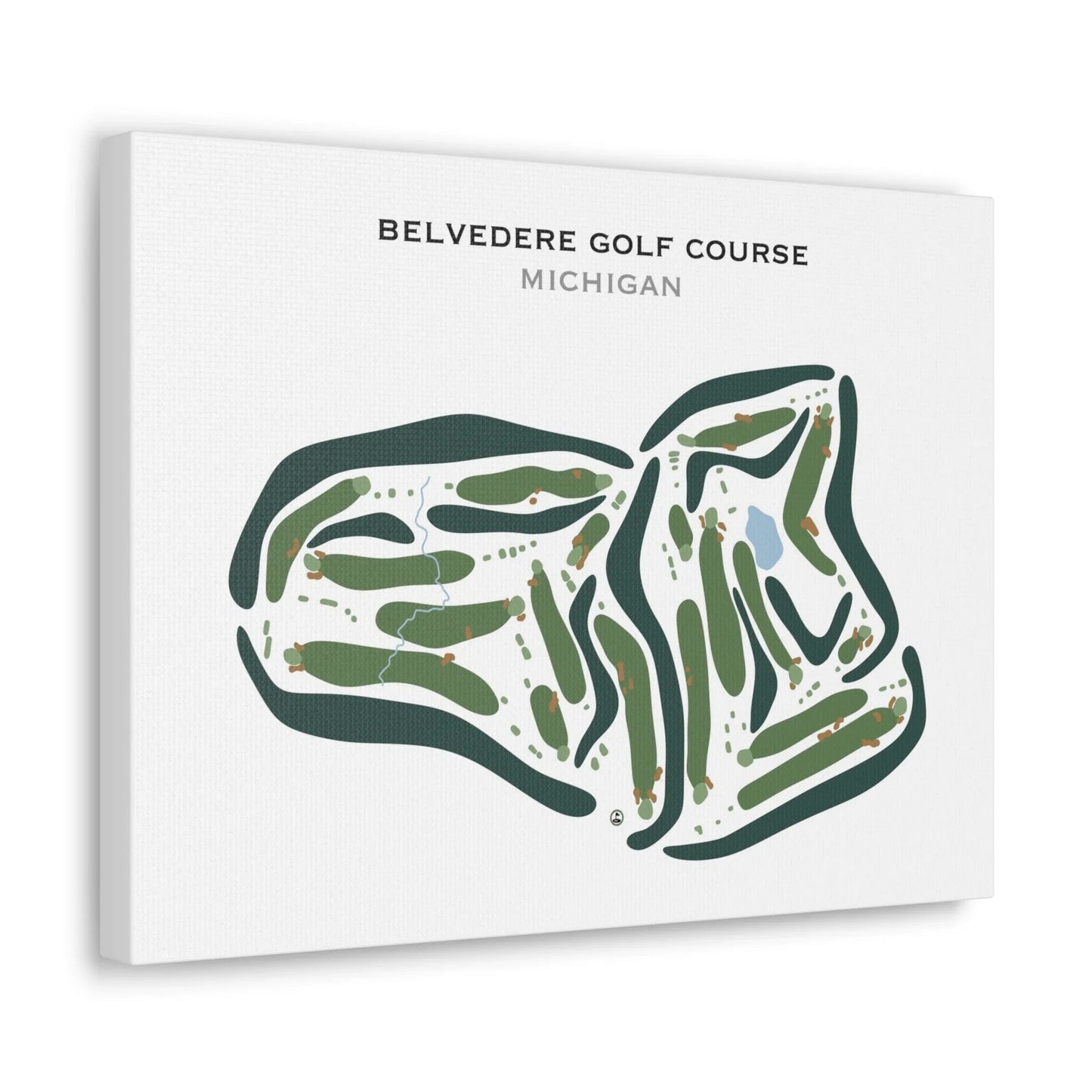 Belvedere Golf Course, Michigan - Printed Golf Courses