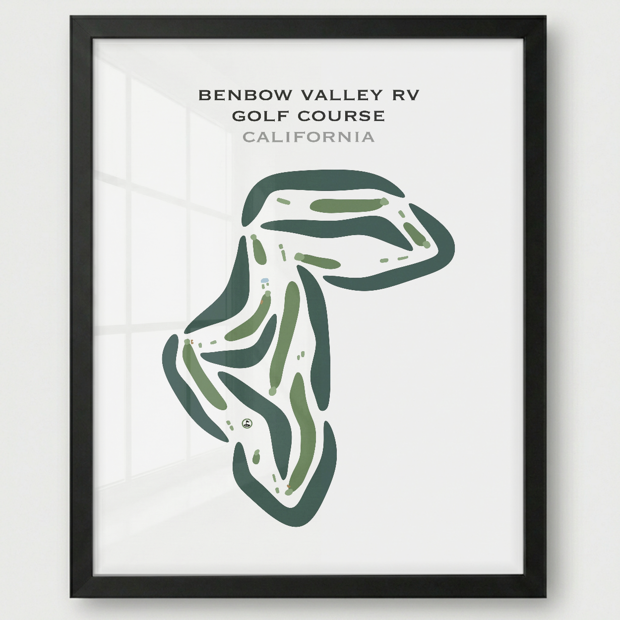 Benbow Valley RV Golf Course, California - Printed Golf Courses