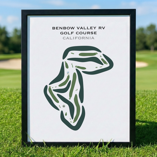 Benbow Valley RV Golf Course, California - Printed Golf Courses