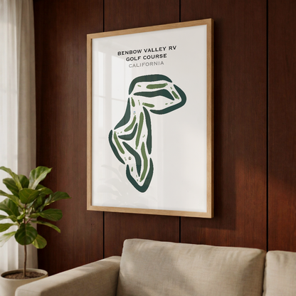 Benbow Valley RV Golf Course, California - Printed Golf Courses