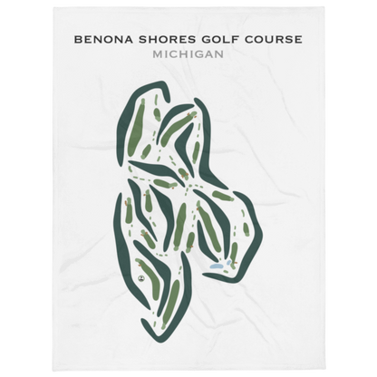 Benona Shores Golf Course, Michigan - Printed Golf Courses
