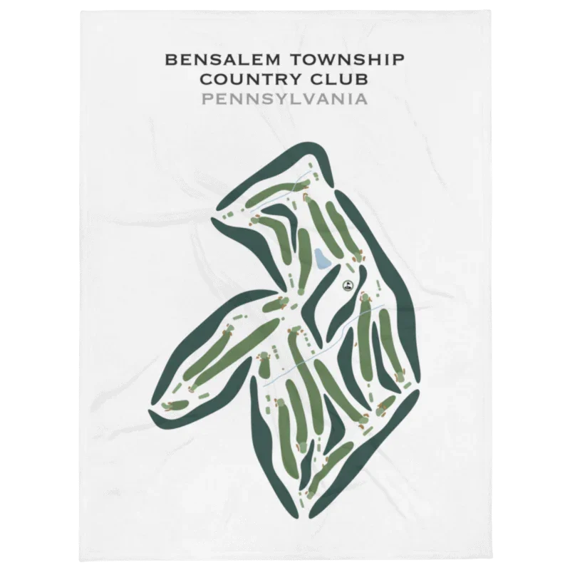 Bensalem Township Country Club, Pennsylvania - Printed Golf Courses