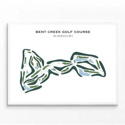 Bent Creek Golf Course, Missouri - Printed Golf Course