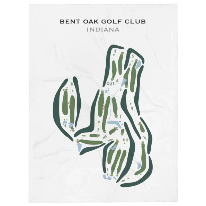 Bent Oak Golf Club, Indiana - Printed Golf Courses