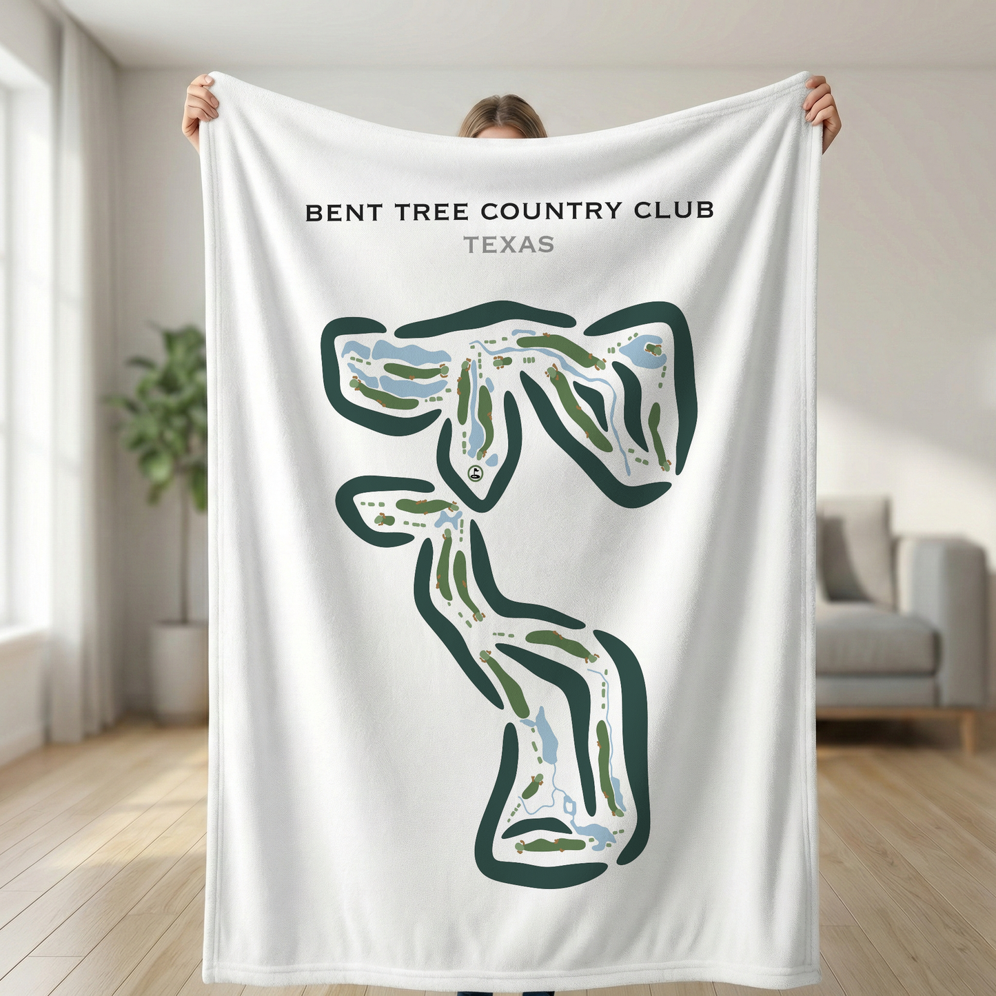 Bent Tree Country Club, Texas - Printed Golf Course