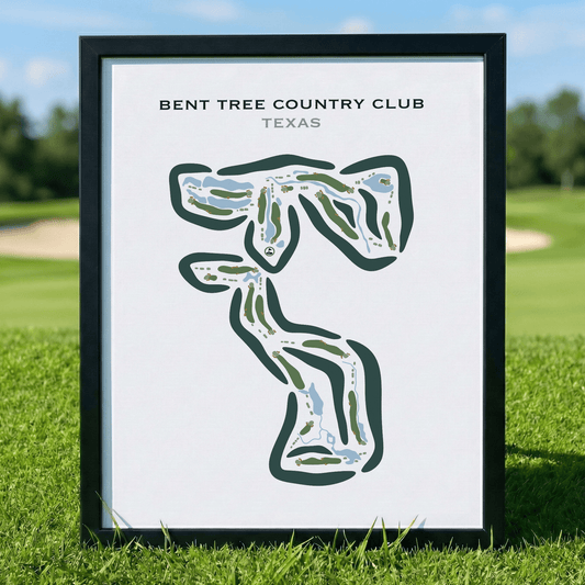 Bent Tree Country Club, Texas - Printed Golf Course