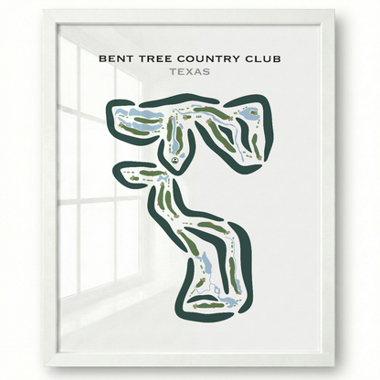 Bent Tree Country Club, Texas - Printed Golf Course
