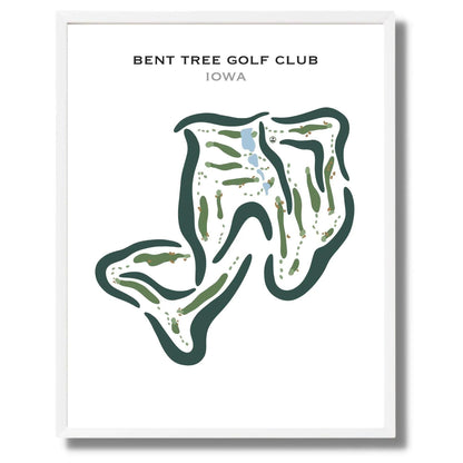 Bent Tree Golf Club, Iowa - Printed Golf Courses