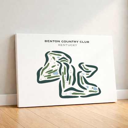 Benton Country Club, Kentucky - Printed Golf Courses