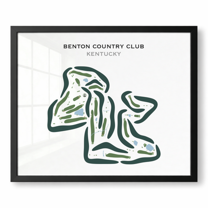 Benton Country Club, Kentucky - Printed Golf Courses
