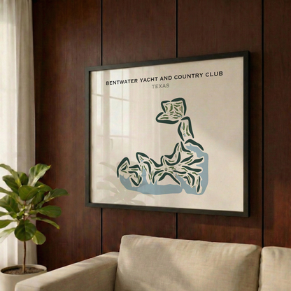 Bentwater Yacht and Country Club, Texas - Printed Golf Courses