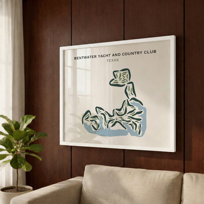 Bentwater Yacht and Country Club, Texas - Printed Golf Courses