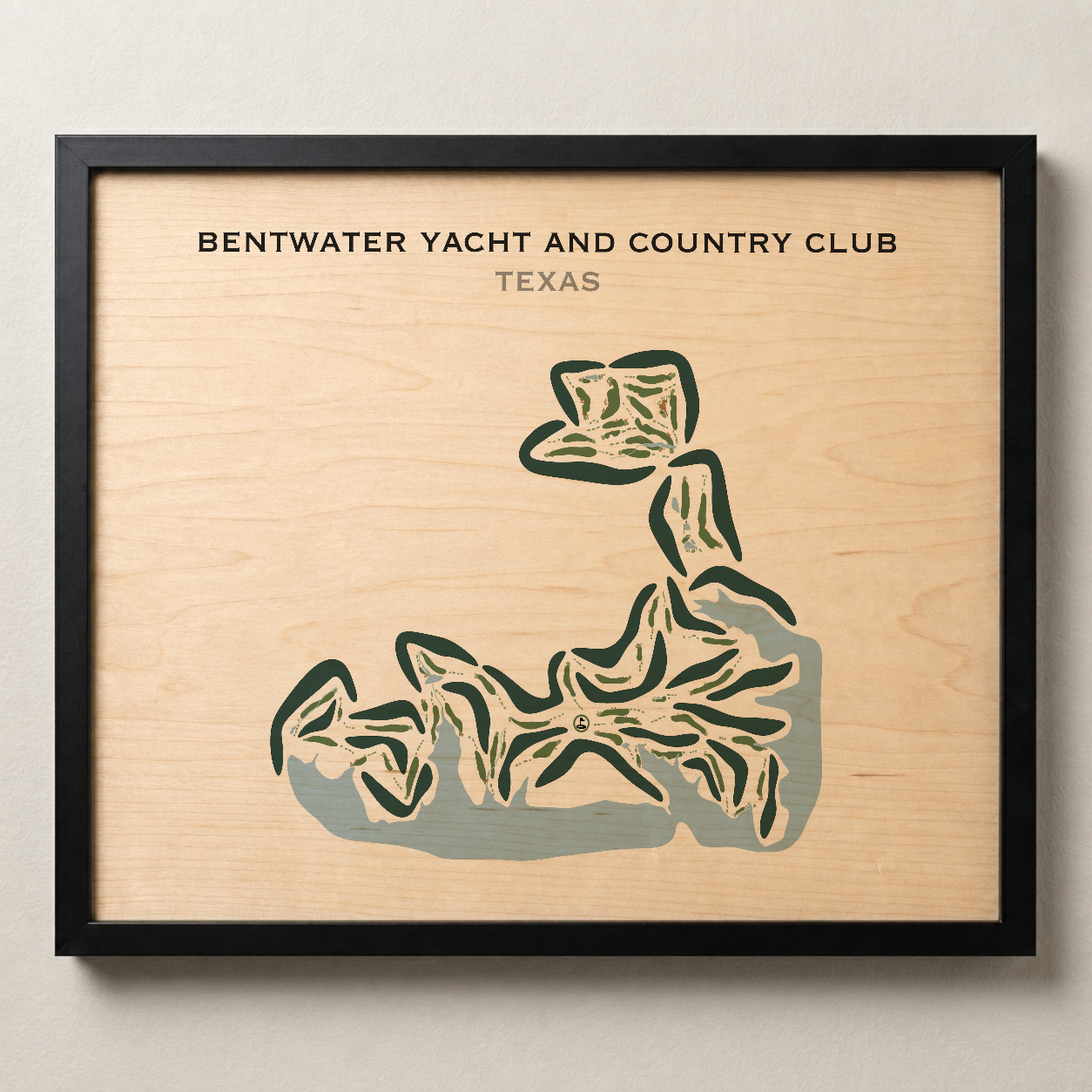 Bentwater Yacht and Country Club, Texas - Printed Golf Courses
