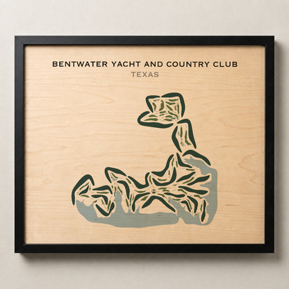 Bentwater Yacht and Country Club, Texas - Printed Golf Courses