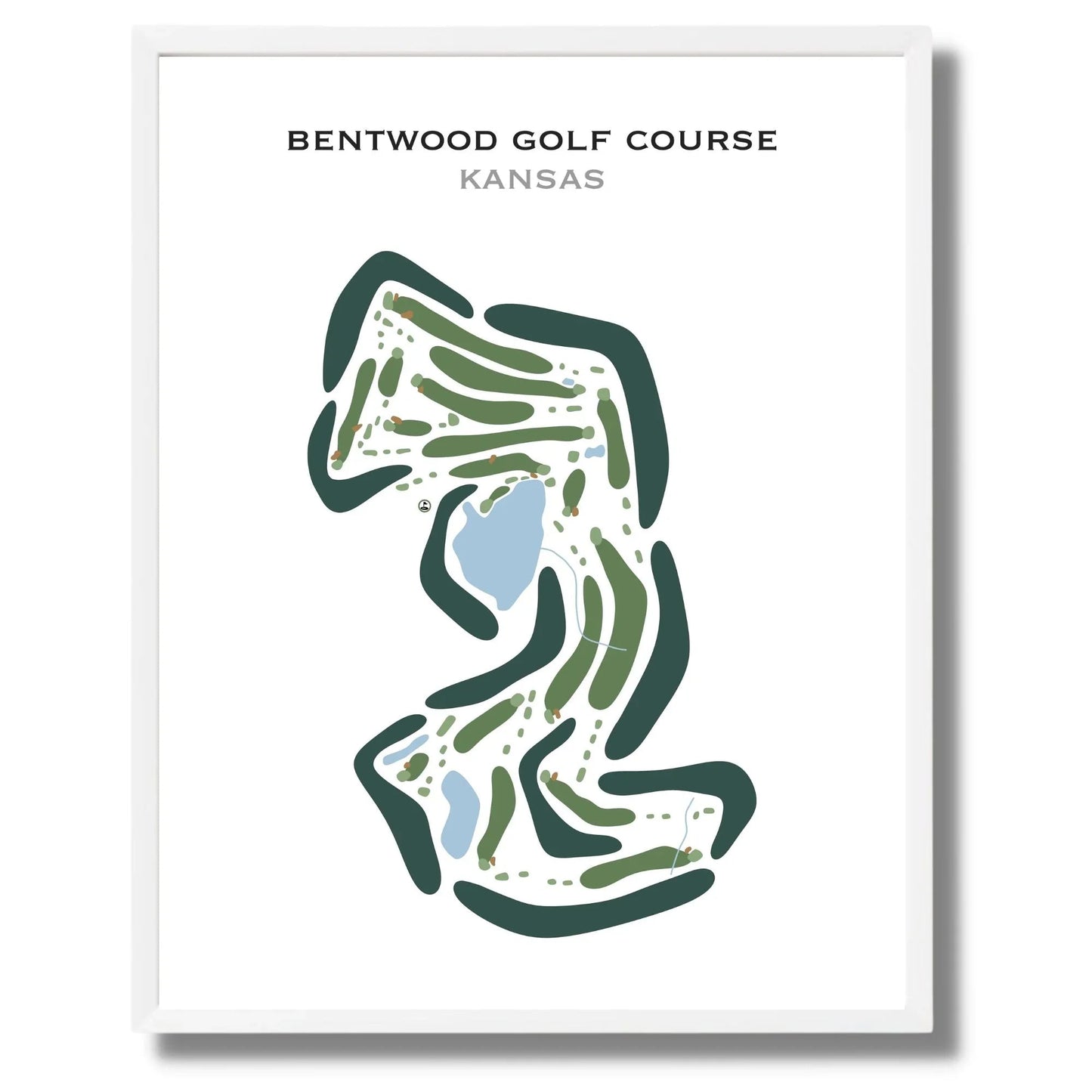 Bentwood Golf Course, Kansas - Printed Golf Courses