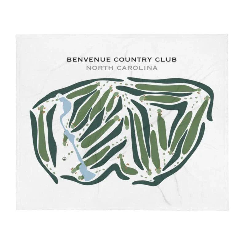 Benvenue Country Club, North Carolina - Printed Golf Courses