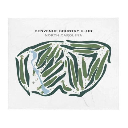 Benvenue Country Club, North Carolina - Printed Golf Courses