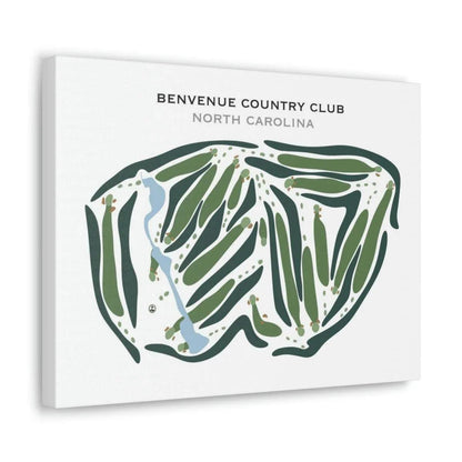 Benvenue Country Club, North Carolina - Printed Golf Courses