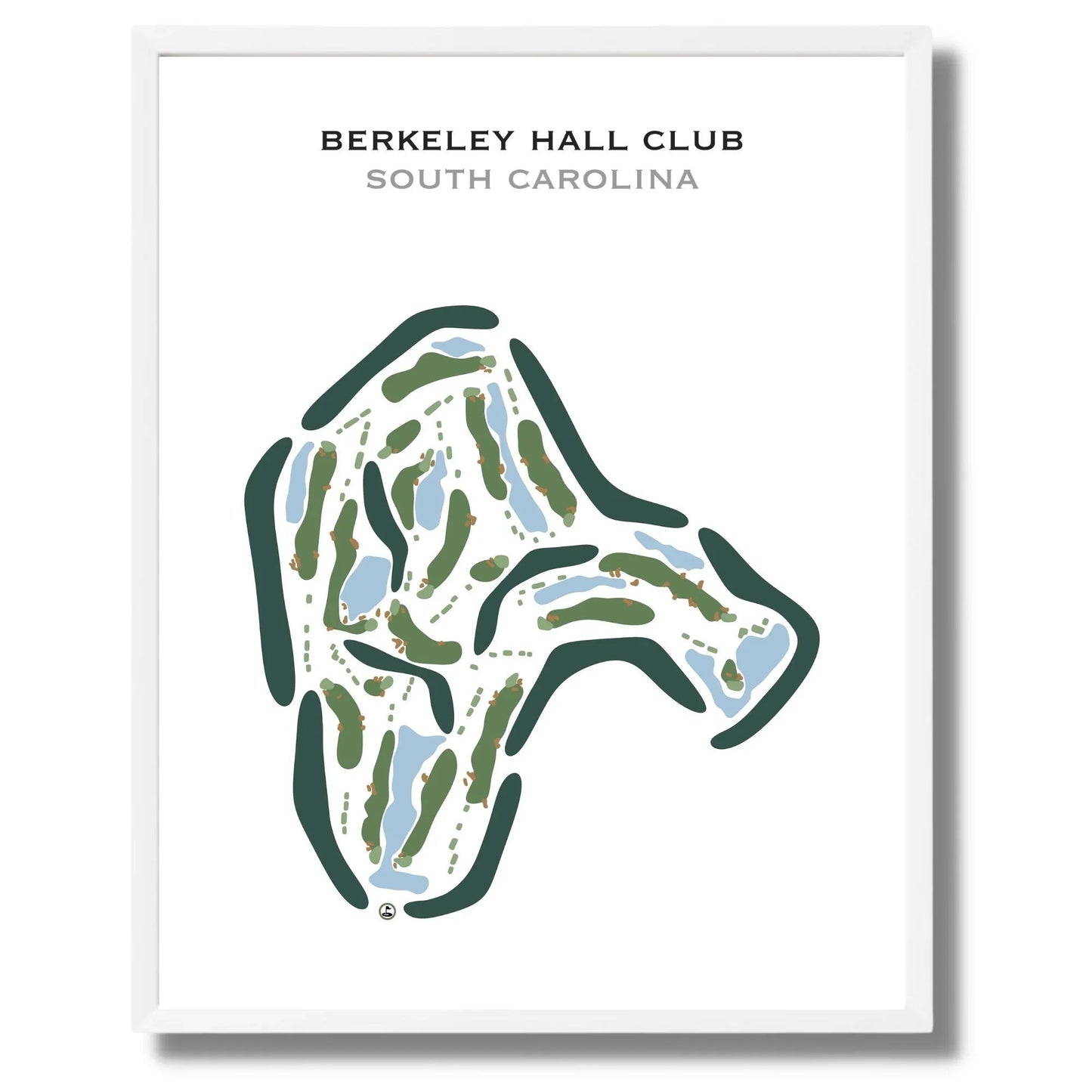 Berkeley Hall Club, South Carolina - Printed Golf Courses