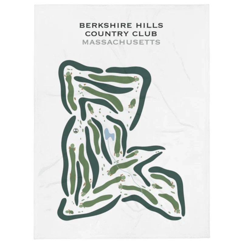 Berkshire Hills Country Club, Massachusetts - Printed Golf Courses