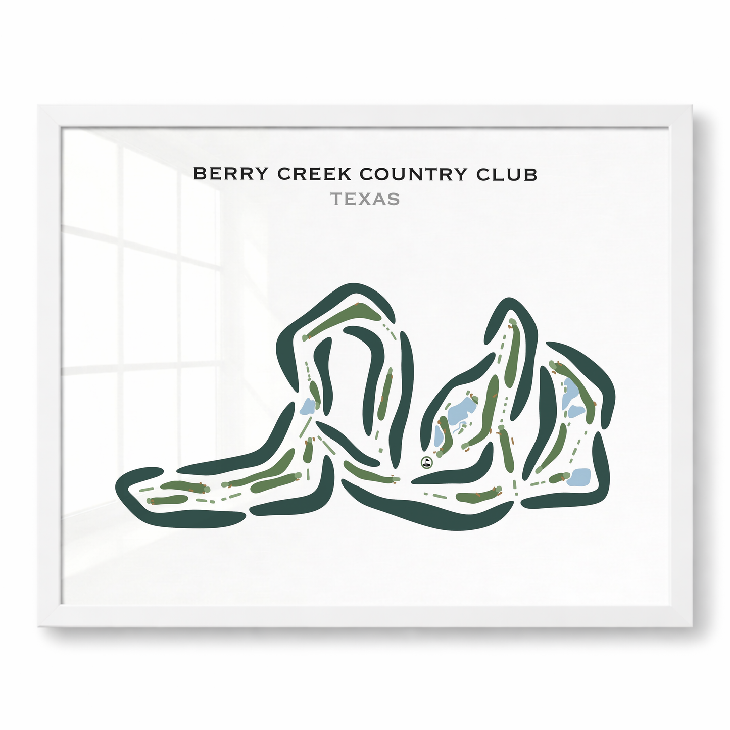 Berry Creek Country Club, Texas - Printed Golf Courses
