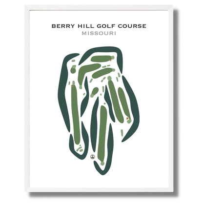 Berry Hill Golf Course, Missouri - Printed Golf Courses