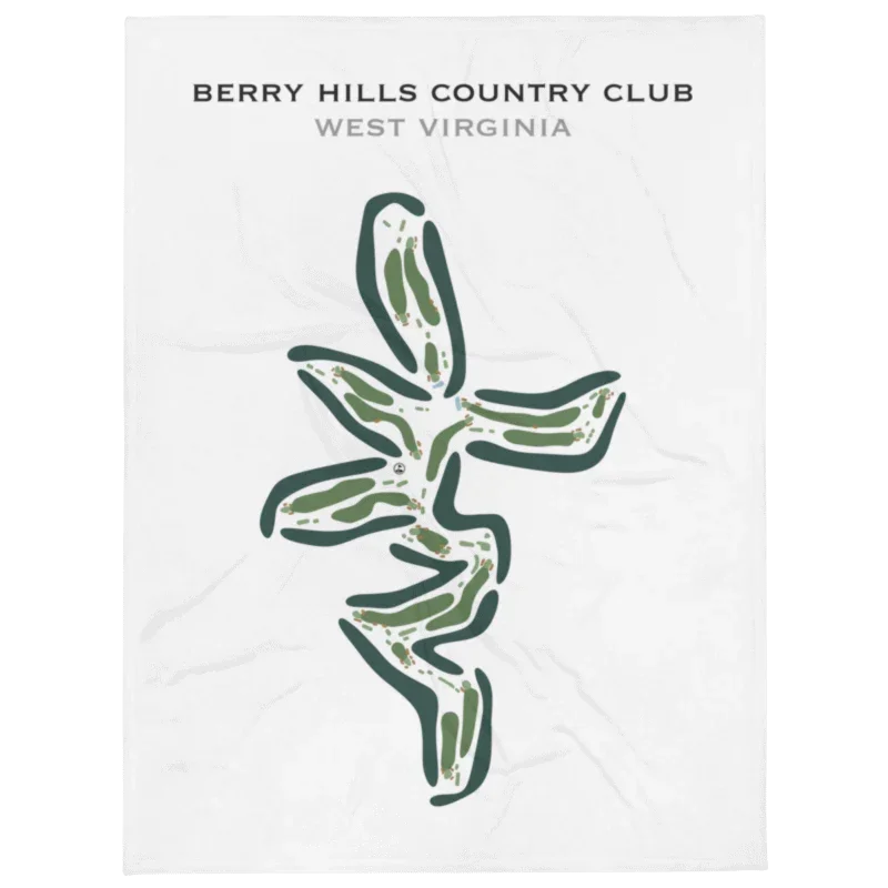 Berry Hills Country Club, West Virginia - Printed Golf Courses