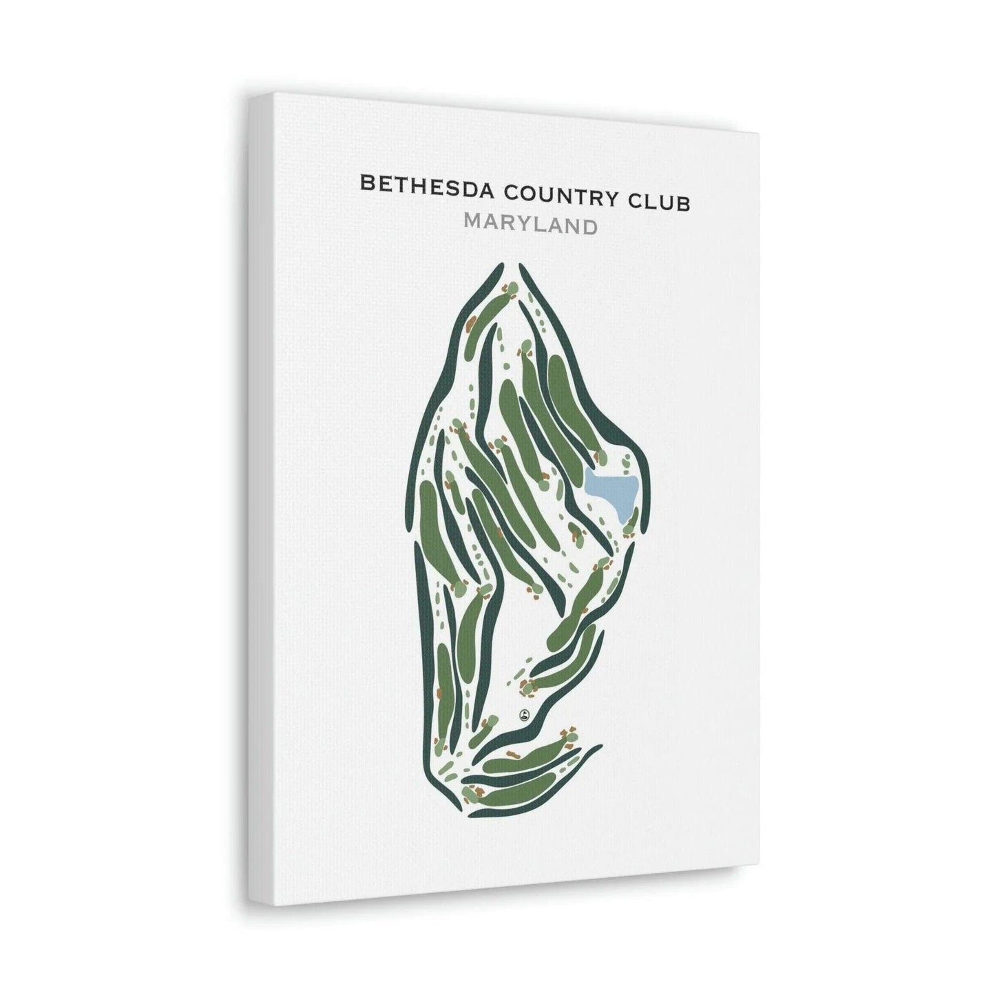 Bethesda Country Club, Maryland - Printed Golf Courses