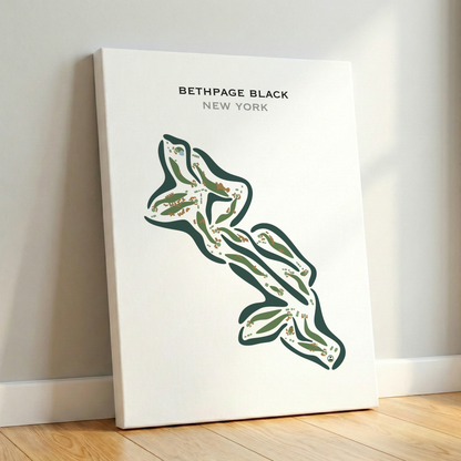 Bethpage Black, New York - Printed Golf Courses