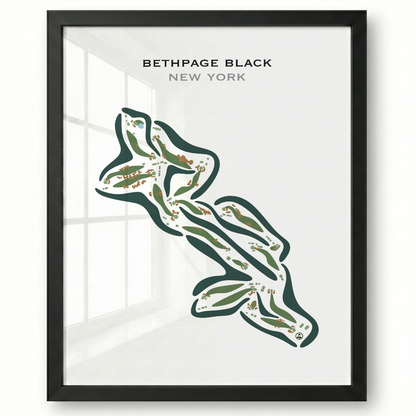 Bethpage Black, New York - Printed Golf Courses