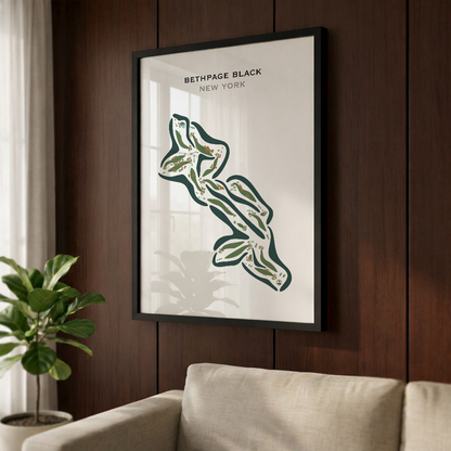 Bethpage Black, New York - Printed Golf Courses