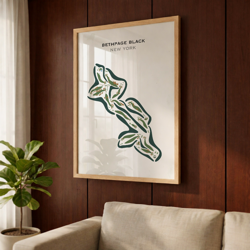 Bethpage Black, New York - Printed Golf Courses