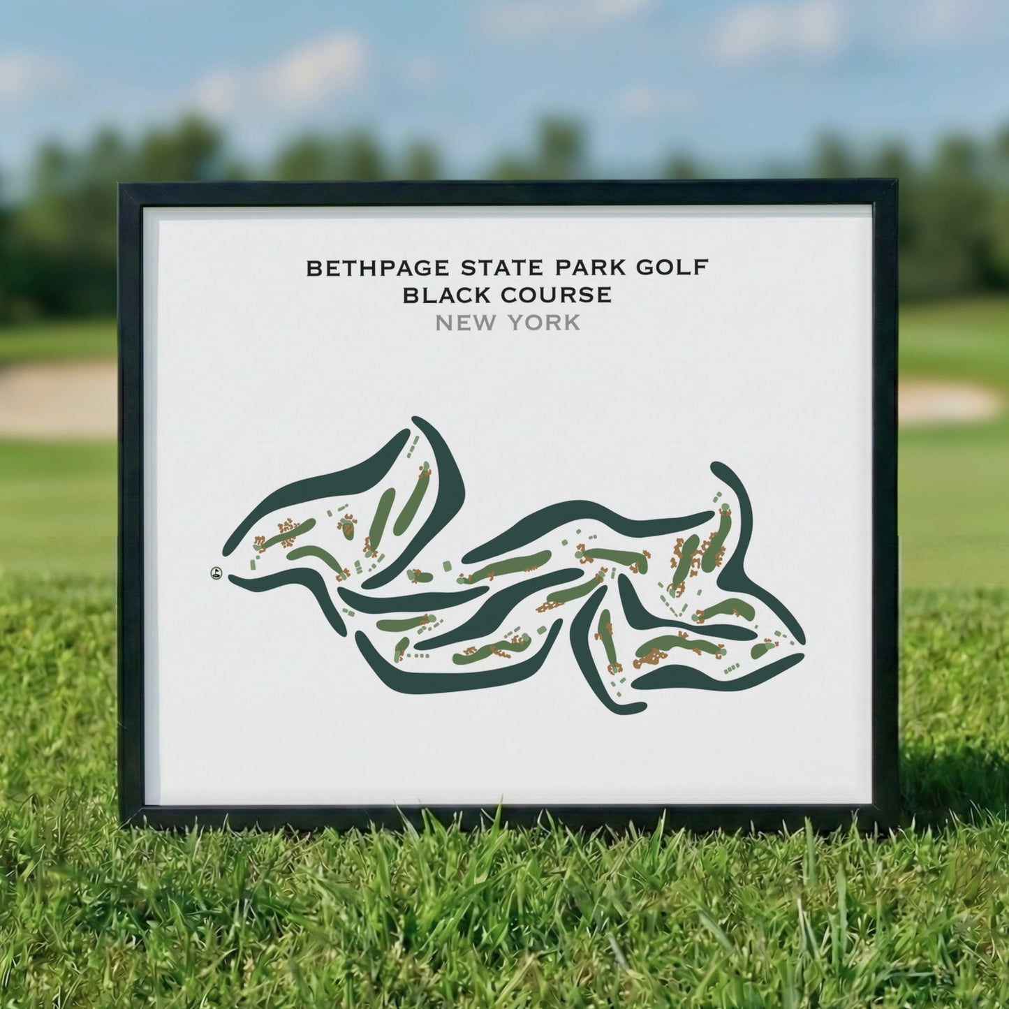 Bethpage State Park Golf, Black Course, New York - Printed Golf Courses