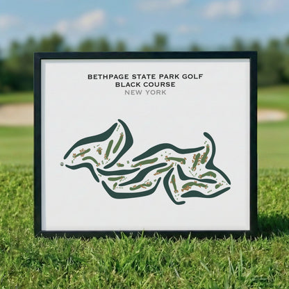 Bethpage State Park Golf, Black Course, New York - Printed Golf Courses