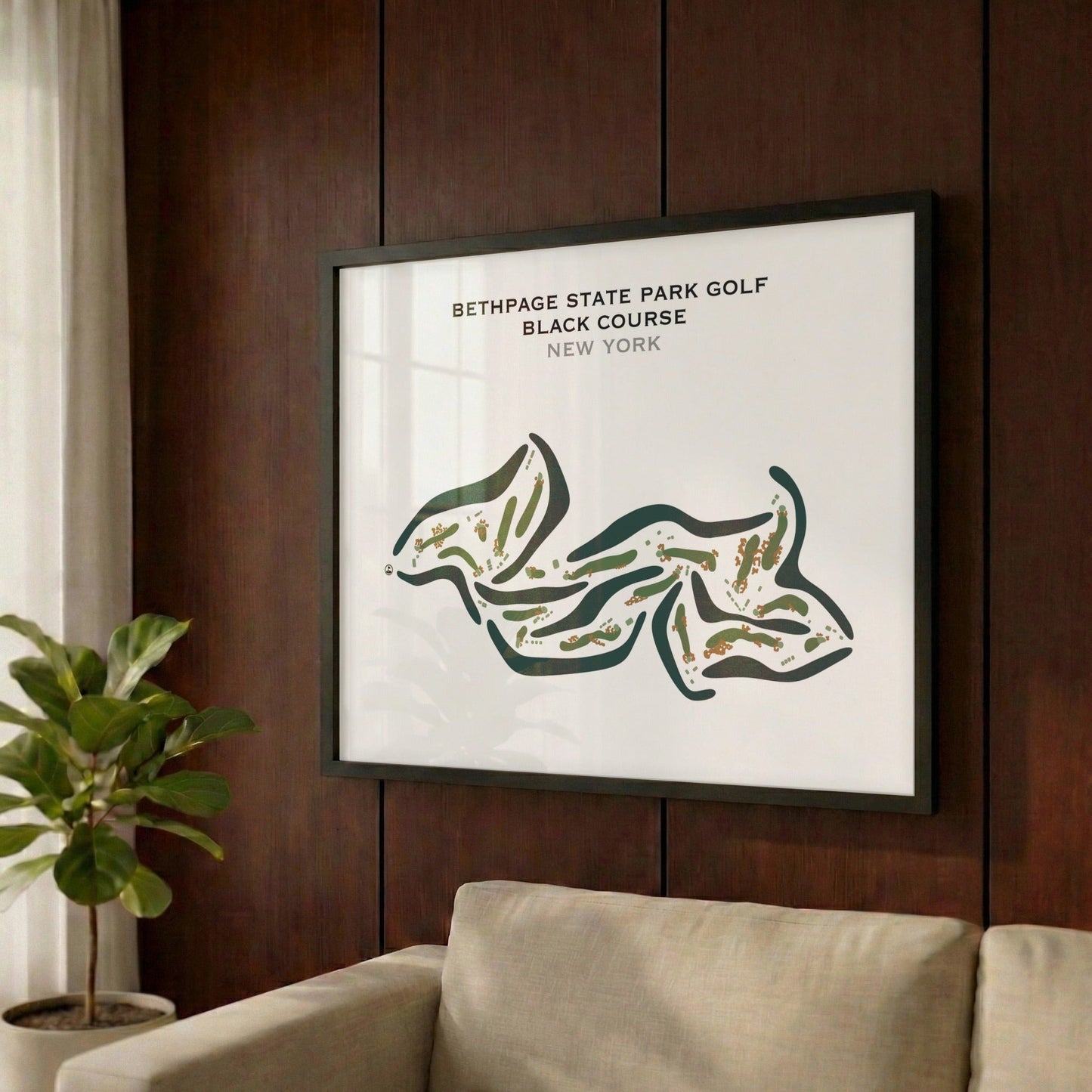 Bethpage State Park Golf, Black Course, New York - Printed Golf Courses