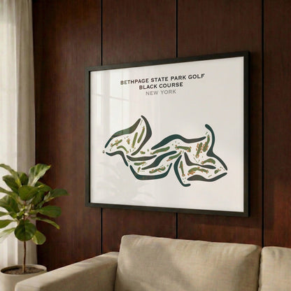 Bethpage State Park Golf, Black Course, New York - Printed Golf Courses