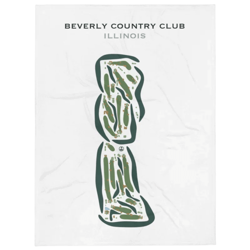 Beverly Country Club, Illinois - Printed Golf Courses