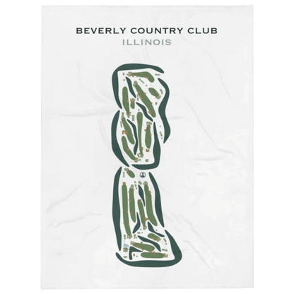 Beverly Country Club, Illinois - Printed Golf Courses
