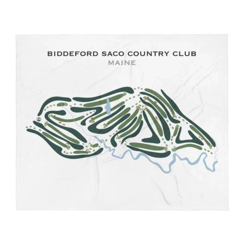 Biddeford Saco Country Club, Maine - Printed Golf Courses