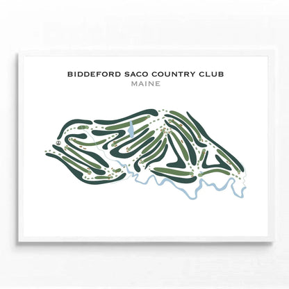 Biddeford Saco Country Club, Maine - Printed Golf Courses
