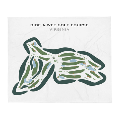Bide-A-Wee Golf Course, Virginia - Printed Golf Courses