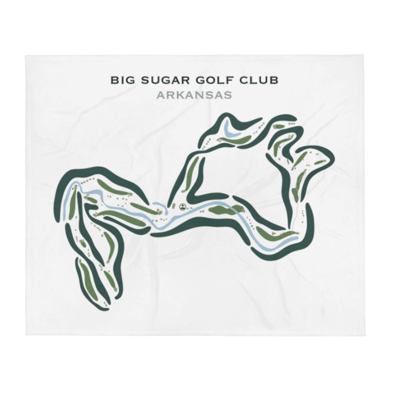 Big Sugar Golf Club, Arkansas - Printed Golf Courses