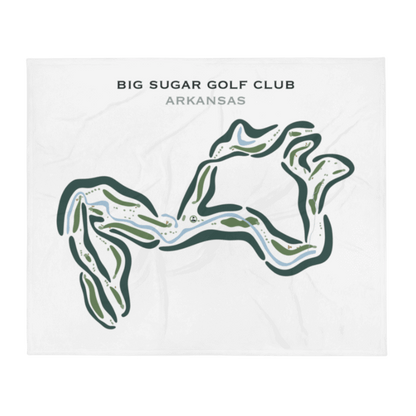 Big Sugar Golf Club, Arkansas - Printed Golf Courses