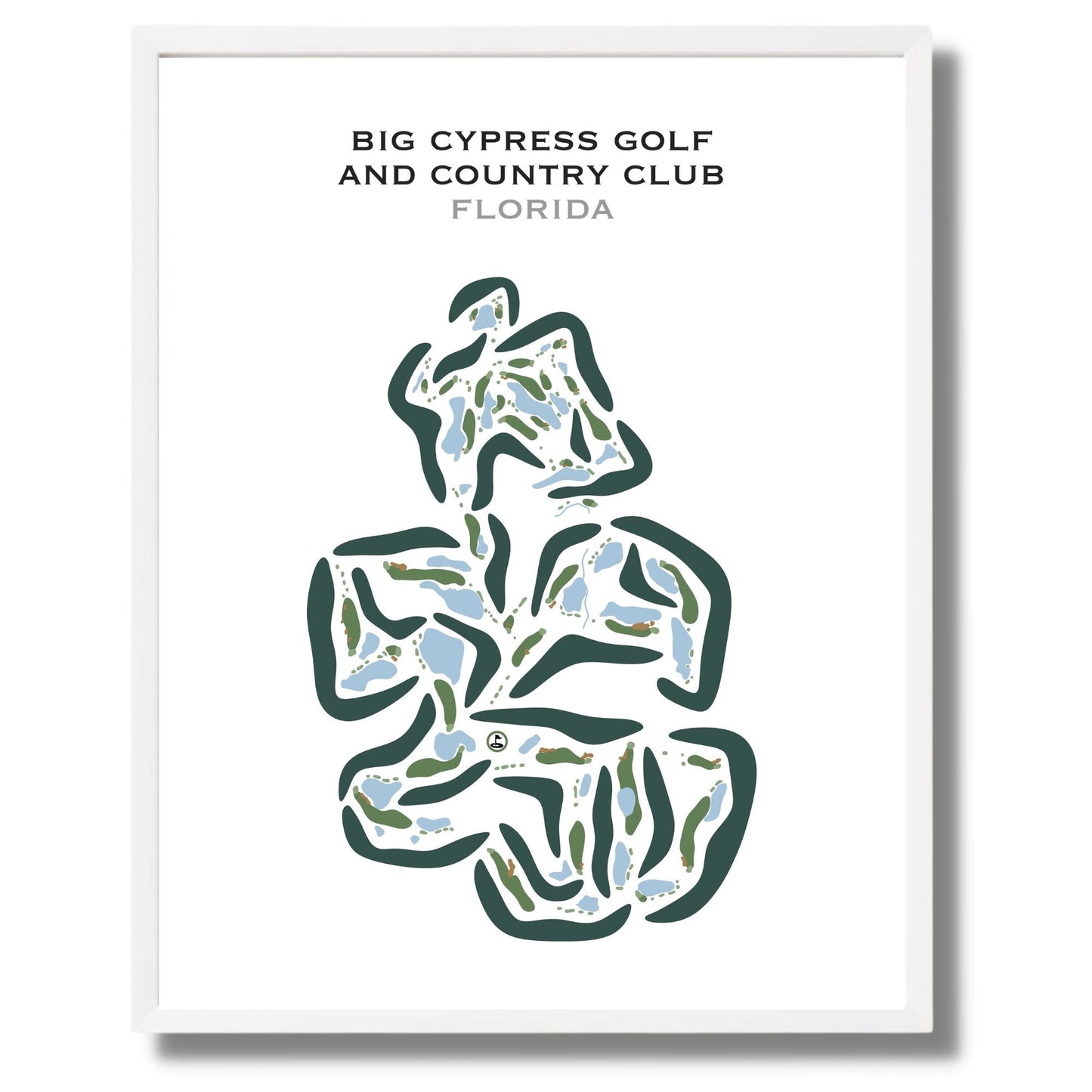 Big Cypress Golf & Country Club, Florida - Printed Golf Courses