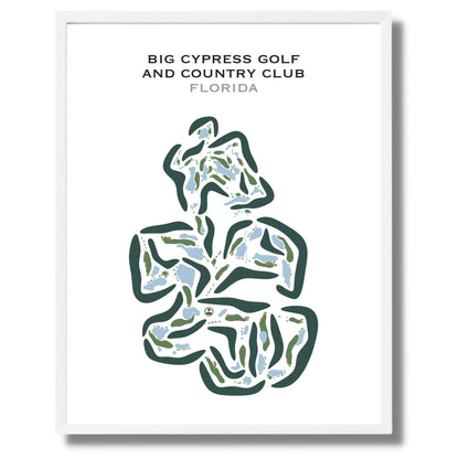 Big Cypress Golf & Country Club, Florida - Printed Golf Courses