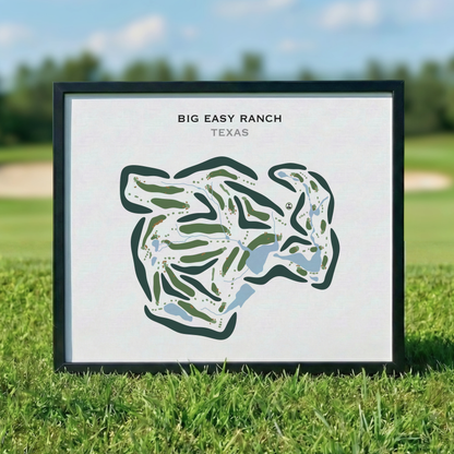 Big Easy Ranch, Texas - Printed Golf Courses