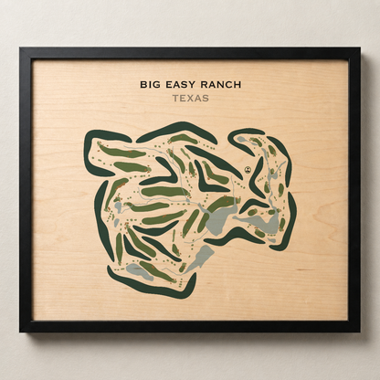 Big Easy Ranch, Texas - Printed Golf Courses